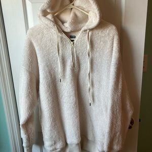 Women’s Hooded, 3/4 zipper, sweatshirt